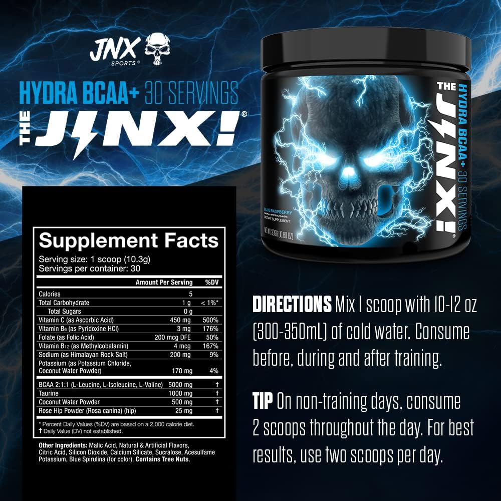 The Jnx Hydra BCAA + (30 Lần Dùng) - Hỗ Trợ Tăng Sức Mạnh và Phục Hồi Cơ Sau Luyện Tập