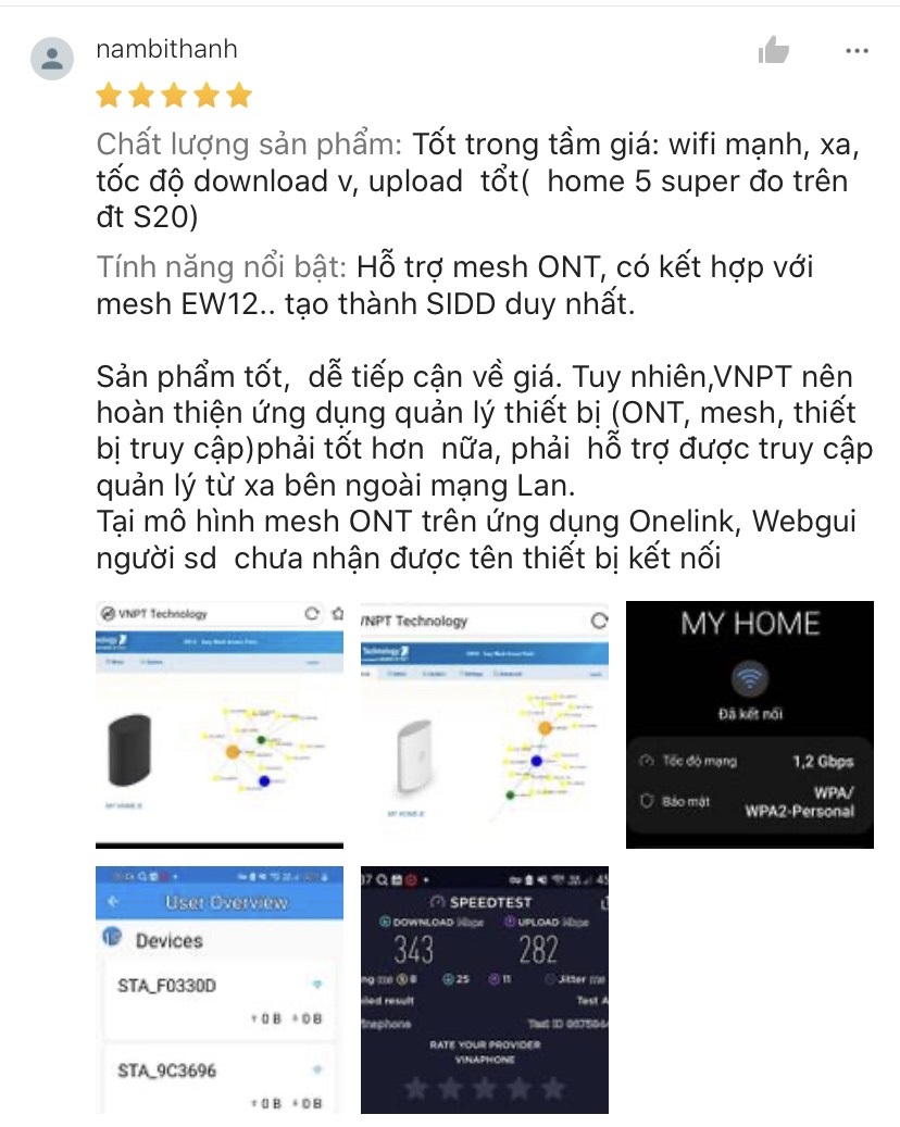 Bộ phát Router Wifi VNPT Technology iGate Ew30SX Wifi 6 chuẩn AX tốc độ cao 3000Mbps hàng chính hãng