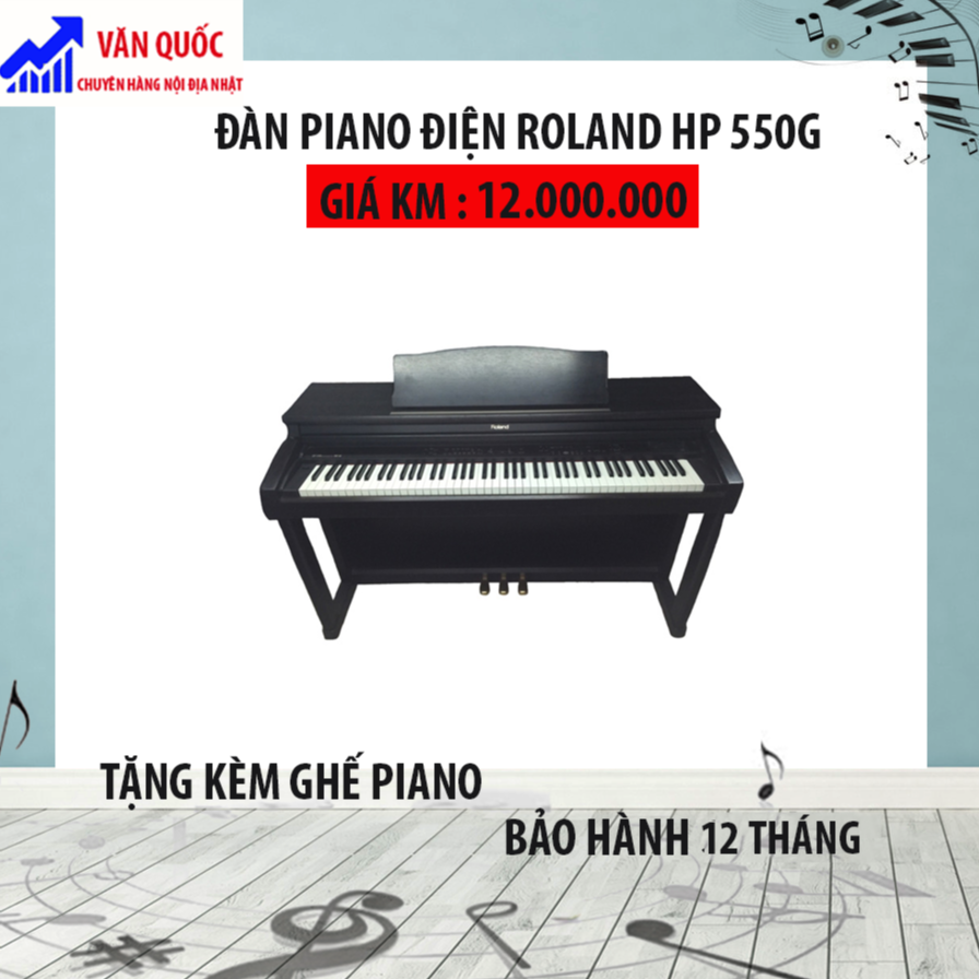 ĐÀN PIANO ĐIỆN ROLAND HP-550G