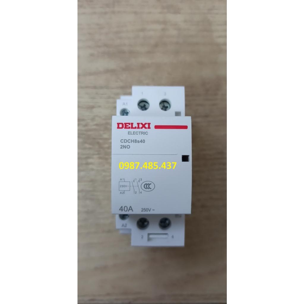 Khởi động từ 1 pha 2P 40A DELIXI 40A/220V