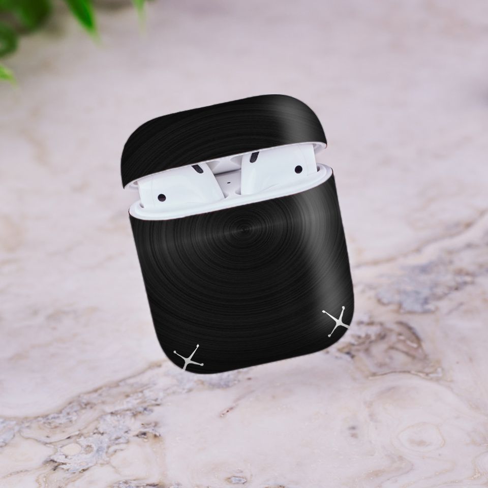 Miếng dán skin chống bẩn cho tai nghe AirPods in hình thiết kế - atk018 (bản không dây 1 và 2