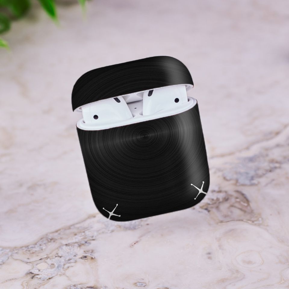 Miếng dán skin chống bẩn cho tai nghe AirPods in hình thiết kế - atk018 (bản không dây 1 và 2)