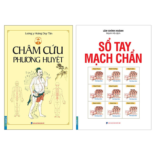 Combo Châm Cứu Phương Huyệt +Sổ Tay Mạch Chẩn