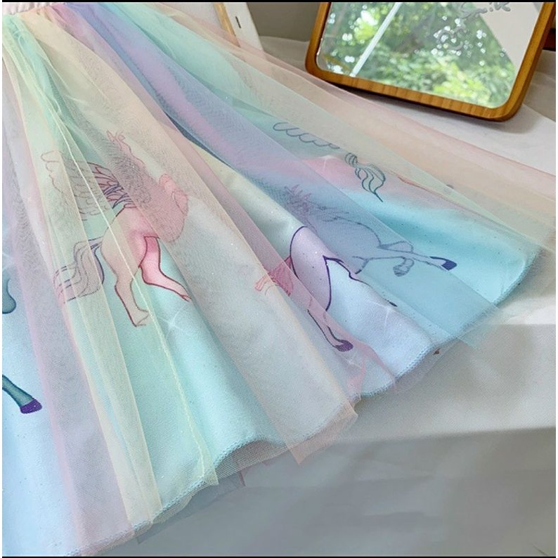 ĐẦM CÔNG CHÚA NGỰA PONY CHO BÉ GÁI TỪ 12-35KG HÀNG QUẢNG CHÂU CAO CẤP