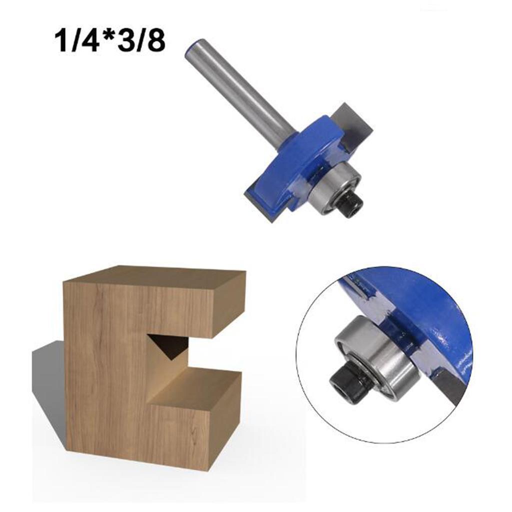 1/4'' Shank Alloy Slot Cutter Router Bit T Slot Cutter Woodworking Tools