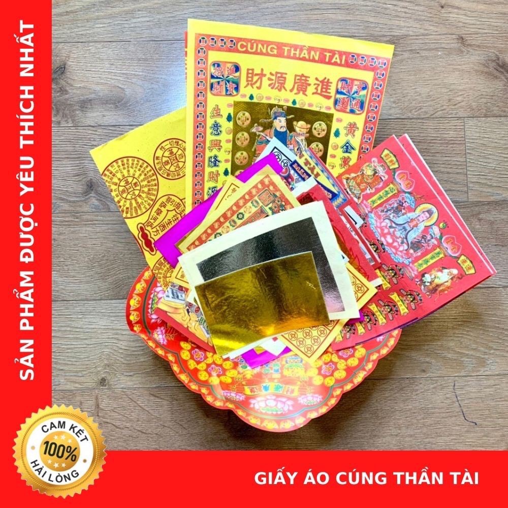 Bộ Giấy Áo Cúng Ông Địa Thần Tài &gt; Loại Cao Cấp