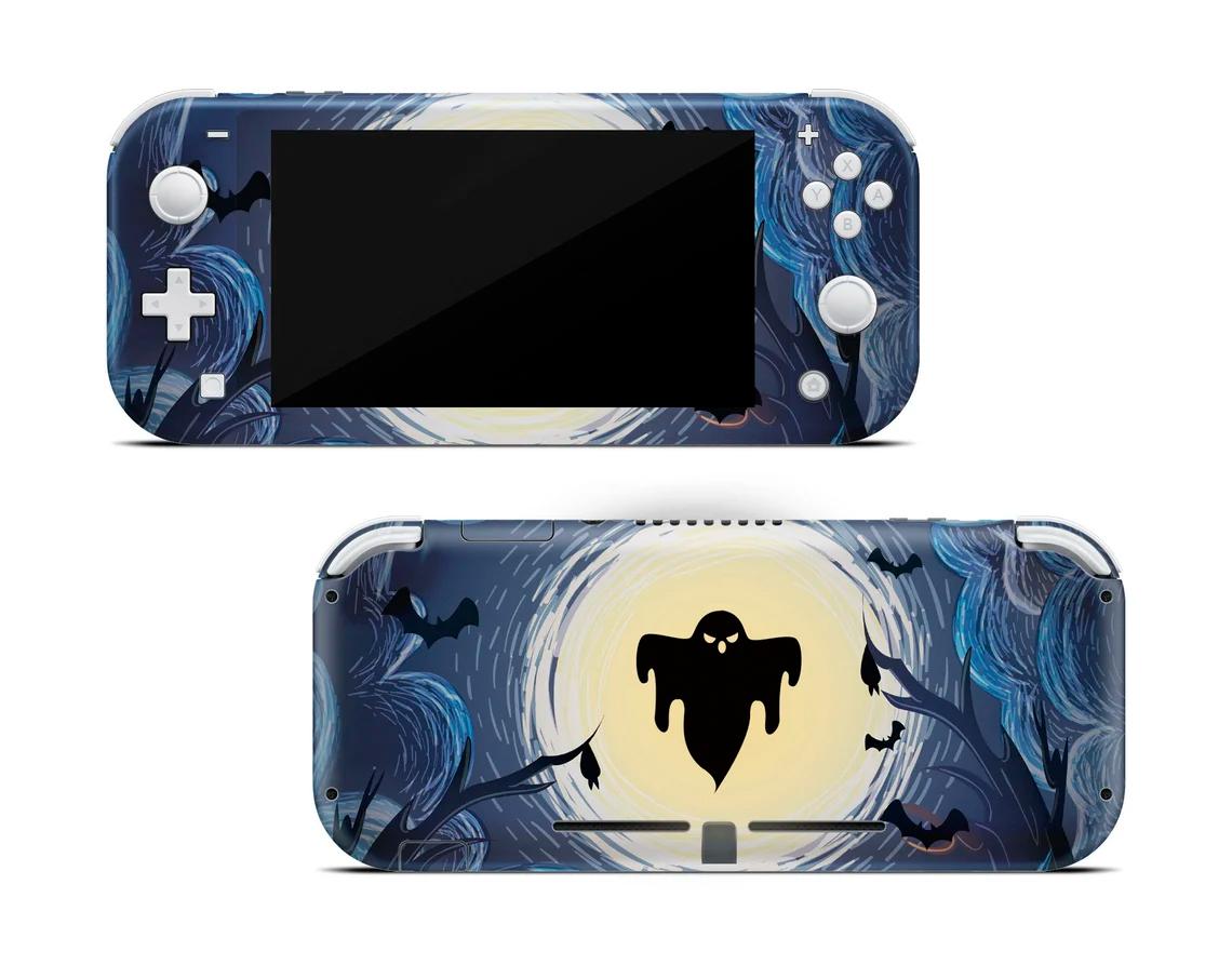 Skin decal dán Nintendo Switch Lite mẫu Halloween (dễ dán, đã cắt sẵn)