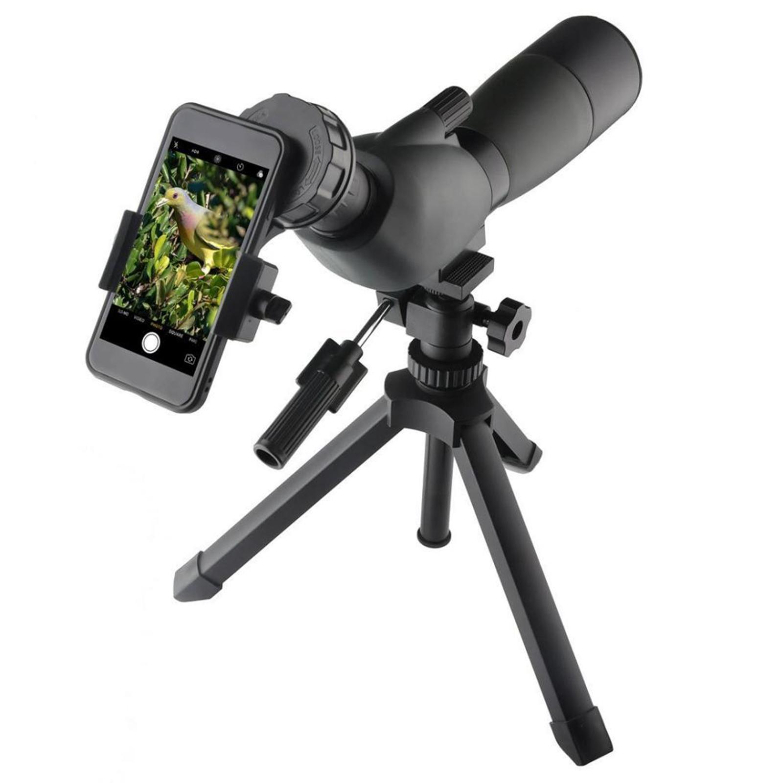2xCell Phone Telescope Mount Adapter Binoculars Holder Spotting Scope Bracket