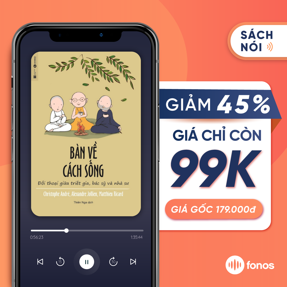 Sách nói: Bàn Về Cách Sống - Đối Thoại Giữa Triết Gia, Bác Sỹ Và Nhà Sư