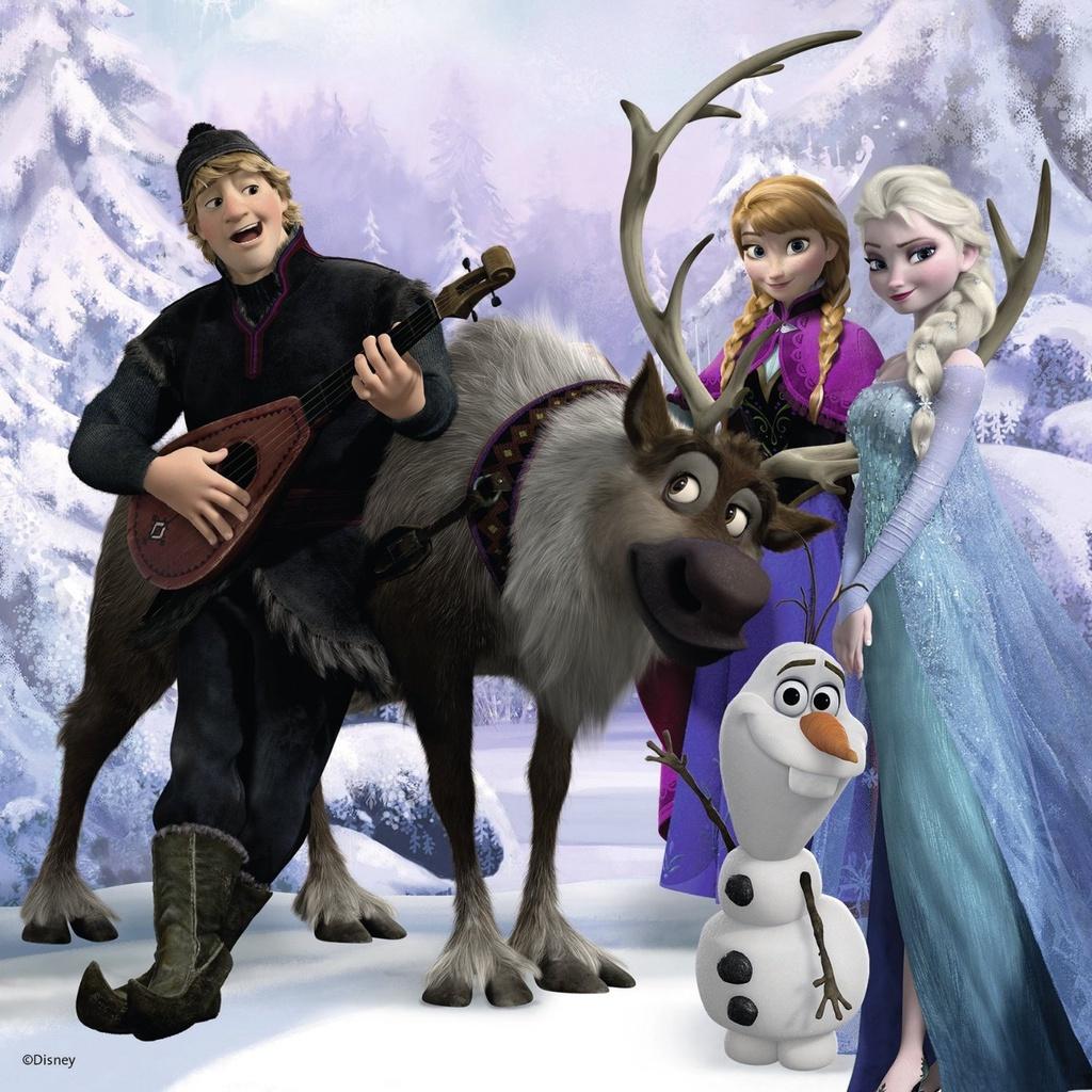 Bộ Xếp Hình Ravensburger Puzzle Công Chúa Frozen Anna Và Elsa