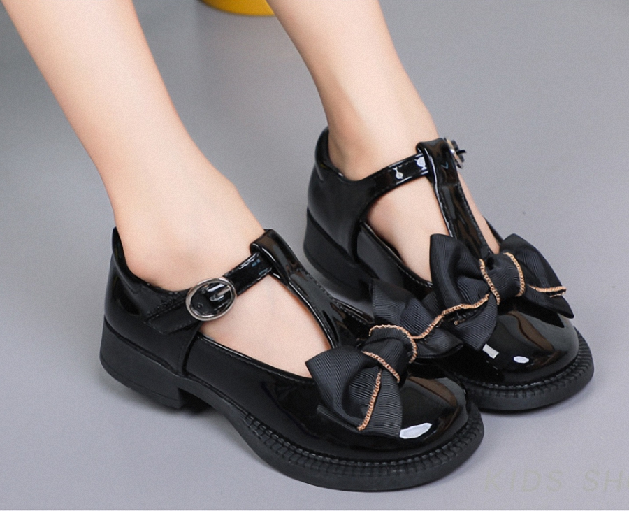 Giày búp bê da bóng bé gái phong cách hàn quốc GB247