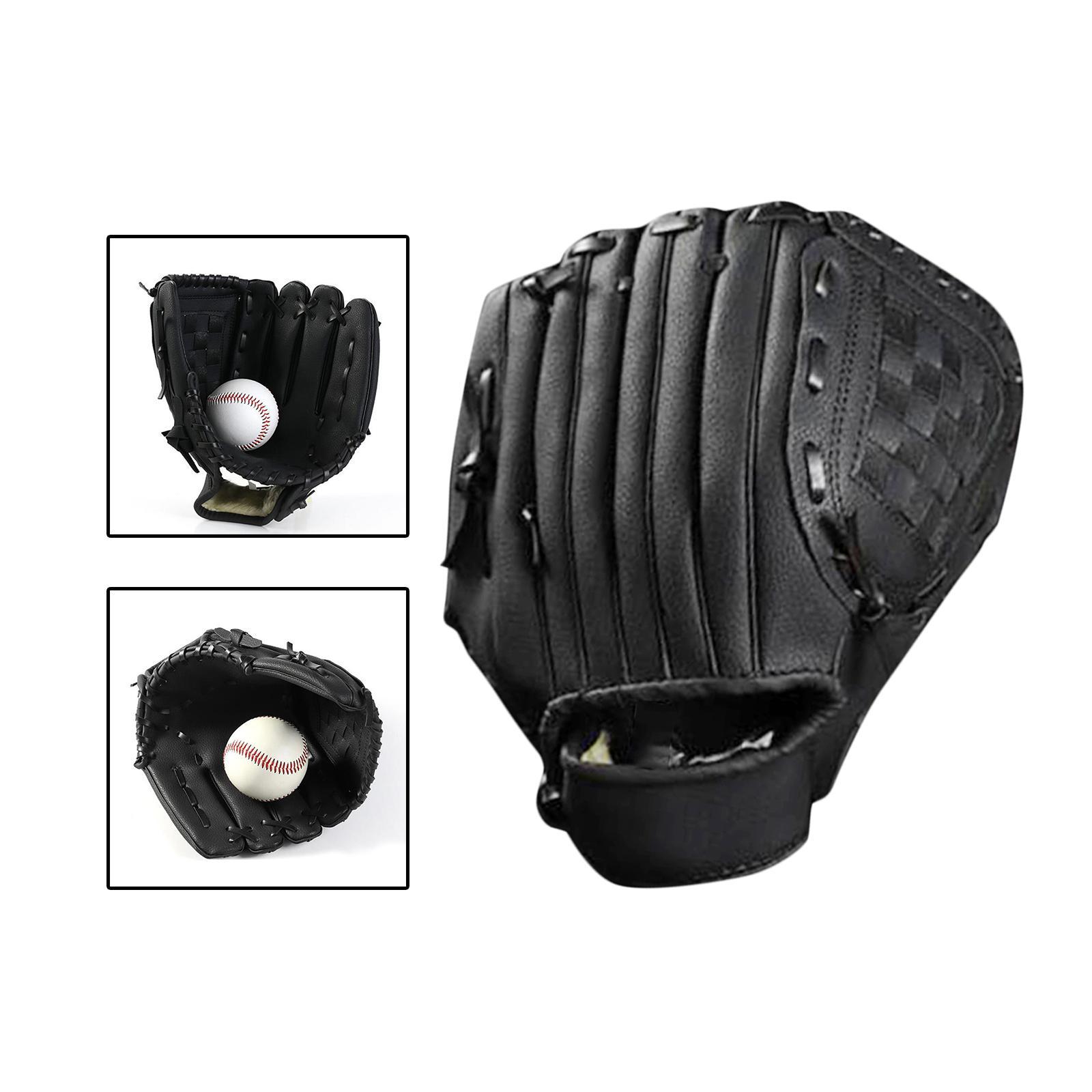 Baseball Glove Softball Glove Infield Outfield Gloves Easy to Break in Mitts Baseball Fielding Glove for Backyard, Women Men, Youth, Adult Kids