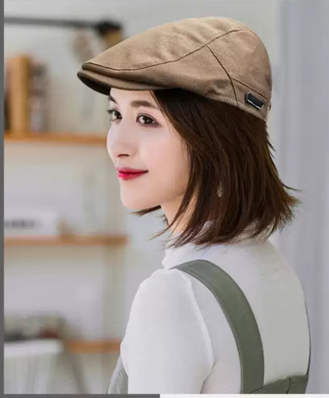 Nón beret mũ bere nam nữ vải line xốp ô nhỏ 2 lớp phối logo kim loại có khoá điều chỉnh phía sau thời trang Hàn Quốc #nonbere #muberet #mũ_bê_rê #nón_bere #mu #non #thoitrang #maumoi #xuhuong #dulich #dangoai #dibien # #trend #vazano dona25081209