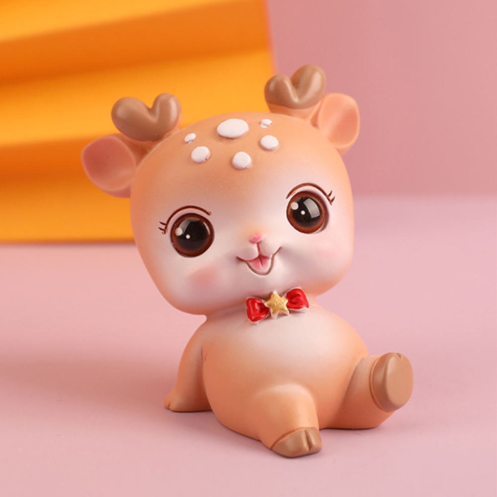 Bộ 04 chú Hươu con màu nâu đáng yêu