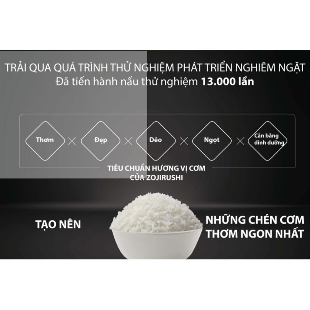 Nồi cơm điện tử cao tần Zojirushi 1L NW-QAQ10-BA, sản xuất tại Nhật Bản, bảo hành 3 năm|HÀNG CHÍNH HÃNG