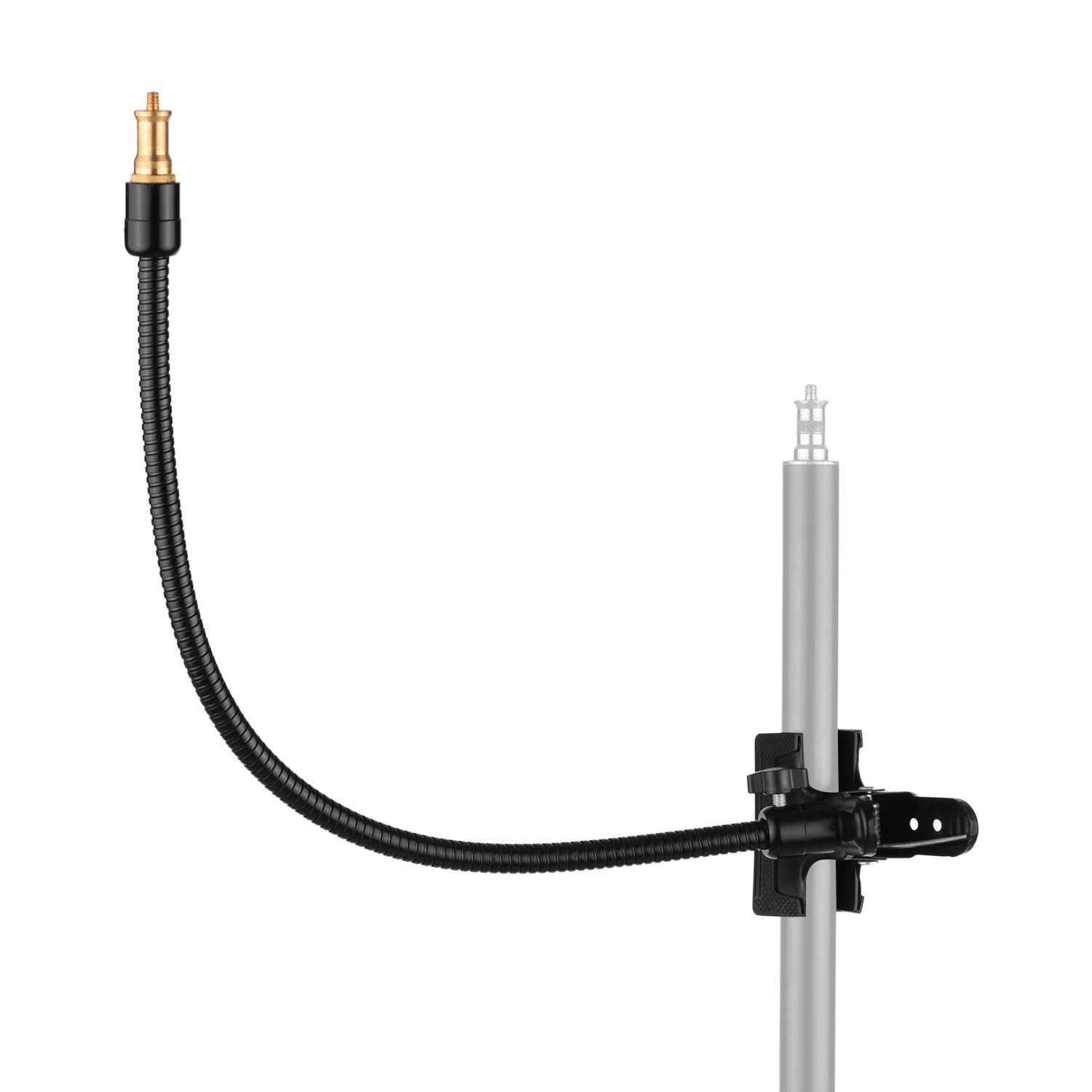 Chân đế kẹp gắn ống linh hoạt với 1/4 vít cho máy ảnh gắn micrô