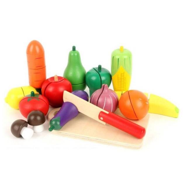 Cắt hoa quả bằng gỗ Woody Puddy - Hàng xuất Nhật
