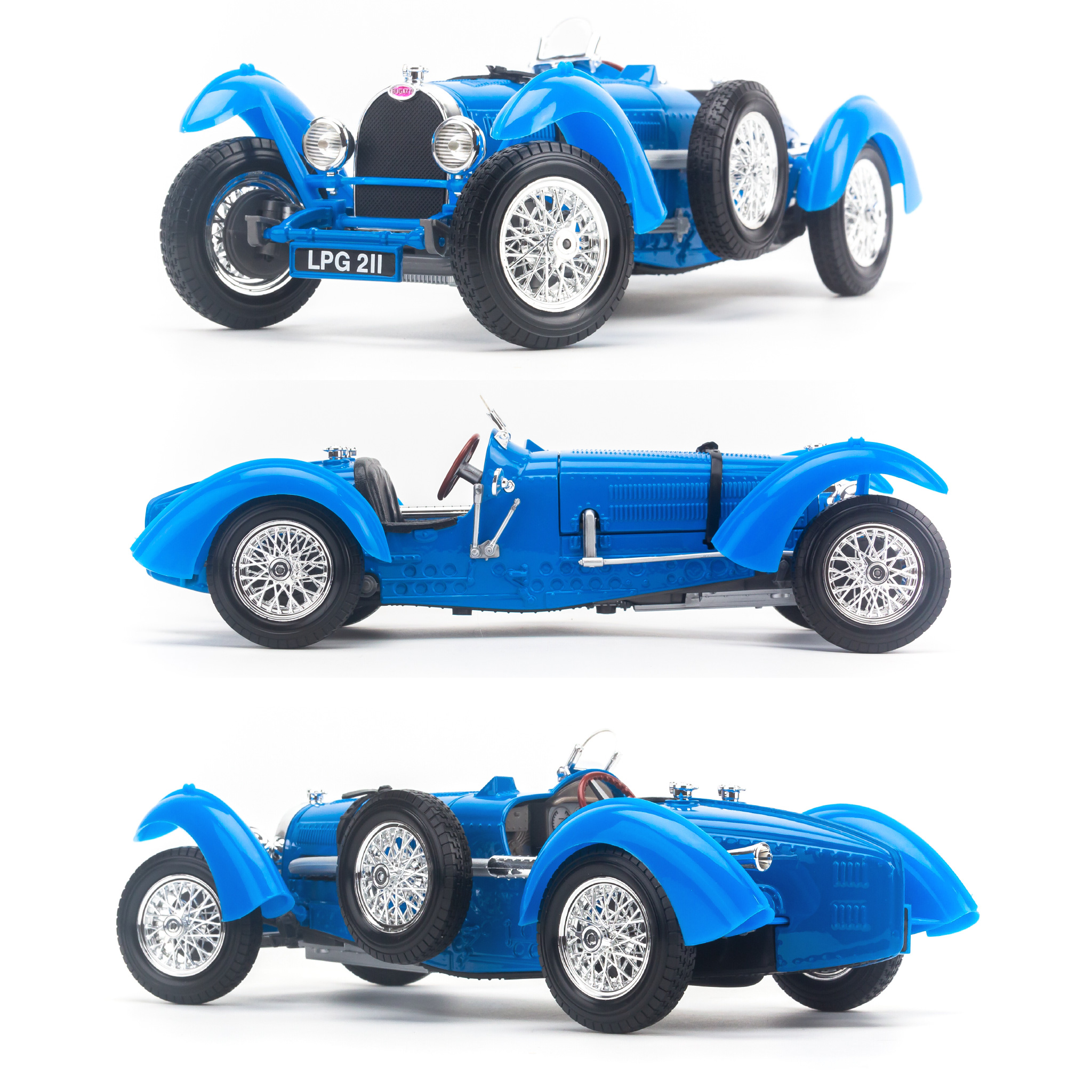 Mô hình xe Bugatti Type 59 (1934) 1:18 Bburago - 18-12062