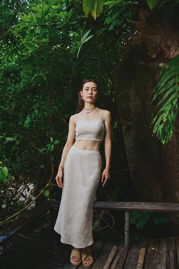 Váy Suông Linen Lanh SKI047 thời trang thiết kế Hity