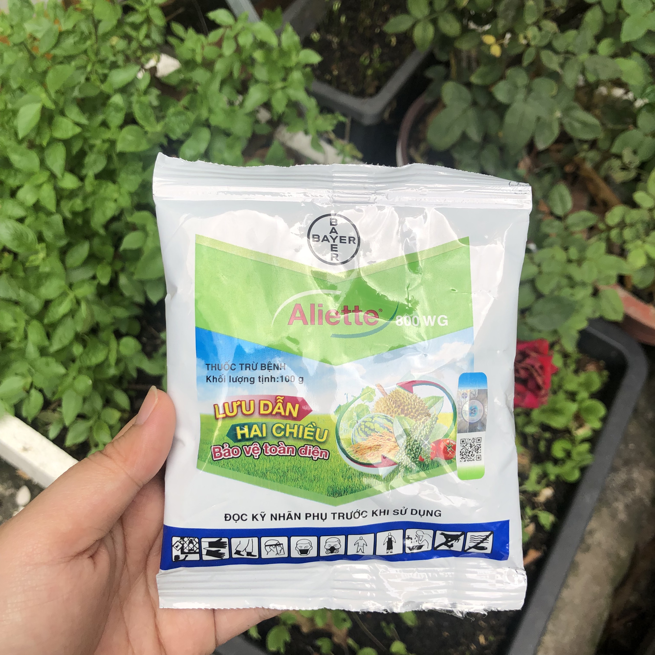 Chế phẩm trừ nấm bệnh cao cấp Aliette 800Wg gói 100g