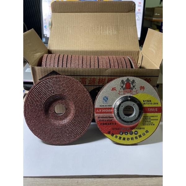 Đá mài sắt 1 tấc sư tử màu đỏ kích thước 100x6x16mm