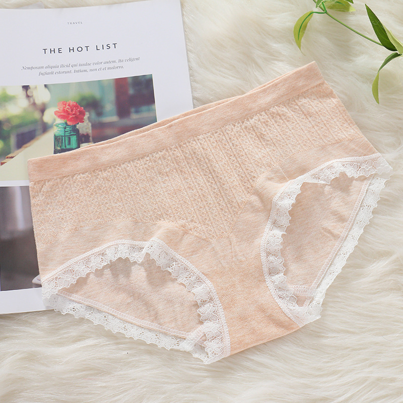 Set 5 quần lót nữ vân muối tiêu cotton kháng khuẩn thông hơi siêu mát
