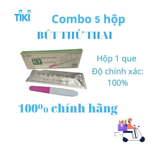 Combo 5 BÚT THỬ THAI ILT (Lốc 5 hộp)