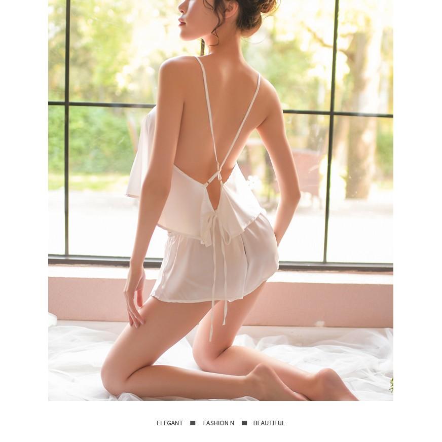 Bộ ngủ lụa satin SEXY QUẢNG CHÂU- MUỐI SLEEPWEAR