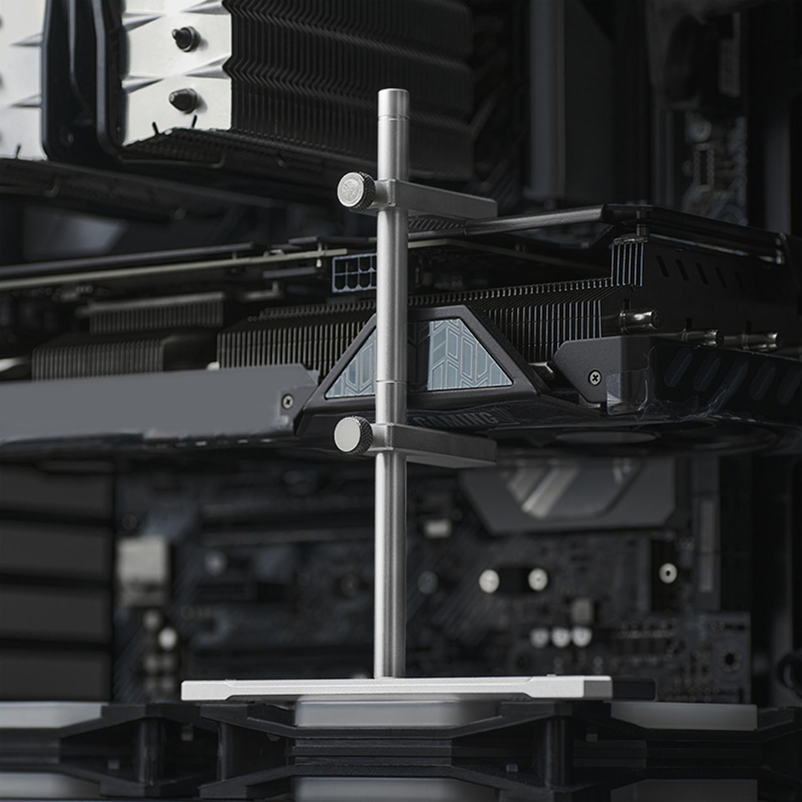 Universal Graphics Card Support with Rubber Pads Height Adjustable Computer