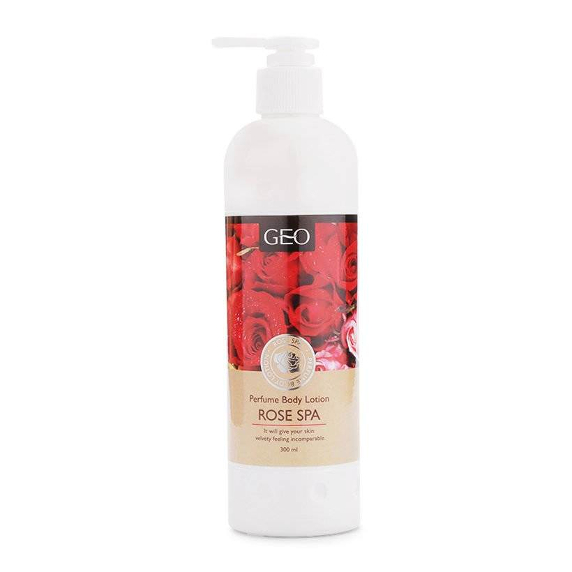 Sữa Dưỡng Thể Trắng Da Hương Hoa Hồng Perfume Body Lotion Rose Spa Geo (300ml)