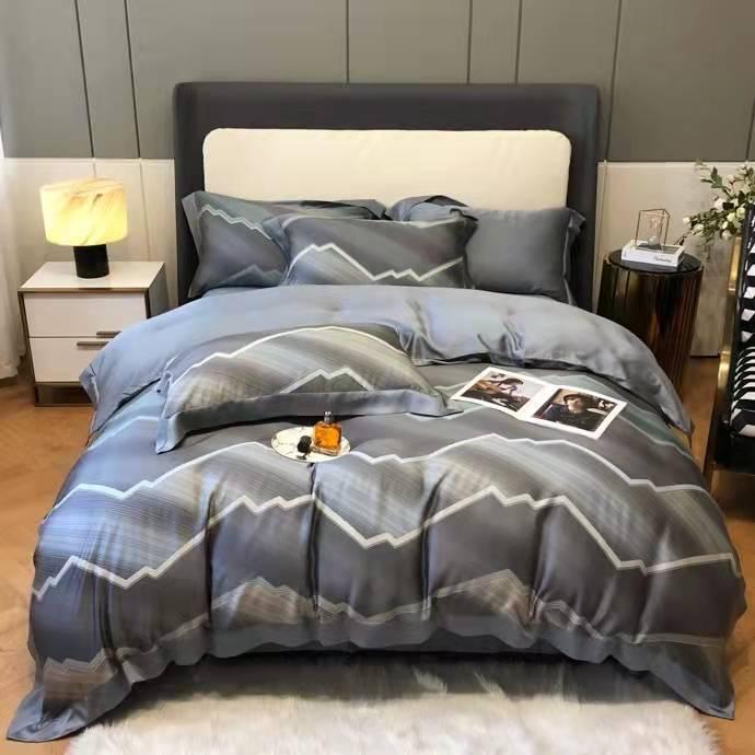 Bộ chăn ga gối mùa hè100% lụa tencel , cao cấp, MỀM MỊN, MÁT DA cực hot - sang trọng DESIGN SM617