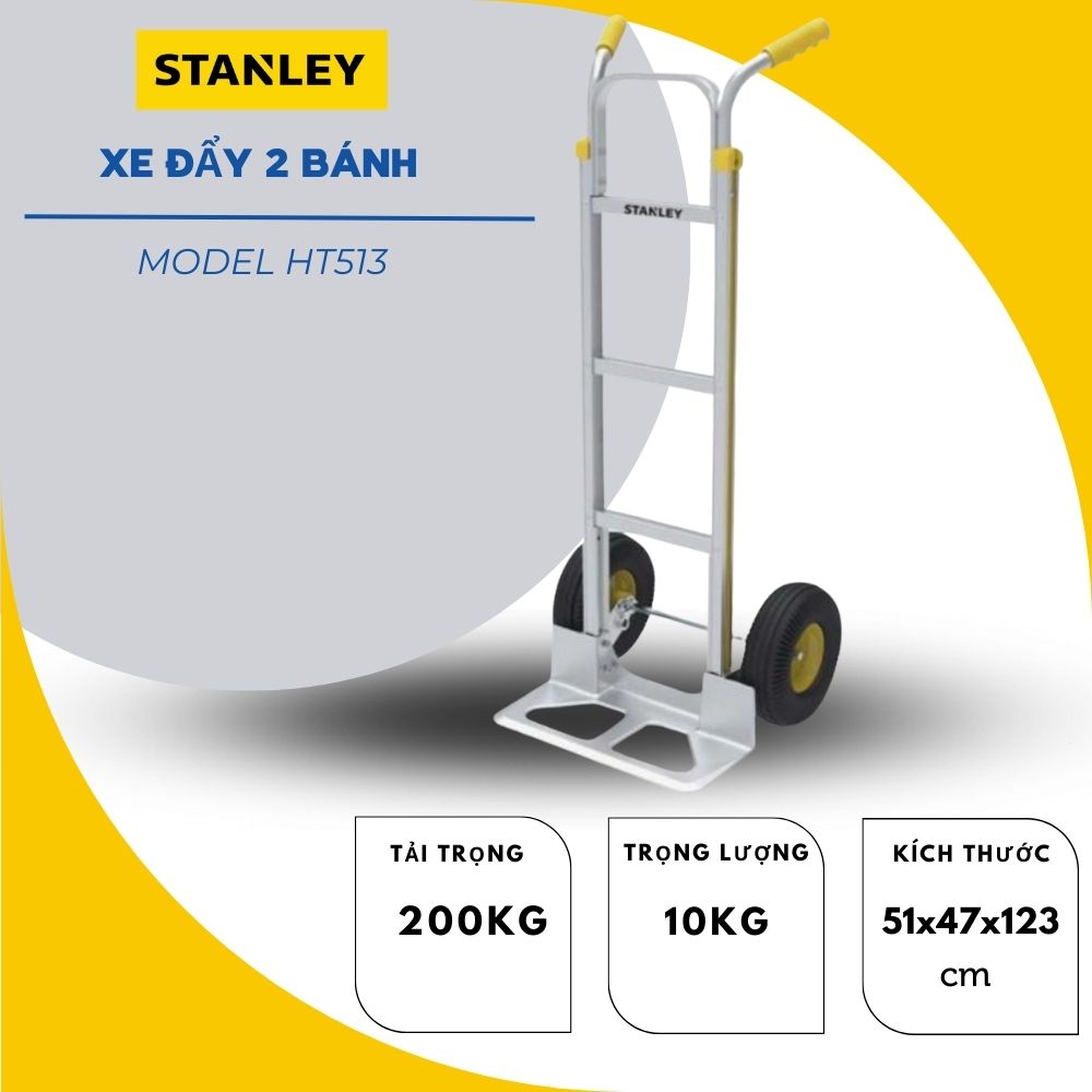 Xe Đẩy Tay 2 Bánh Cao Cấp Stanley HT513