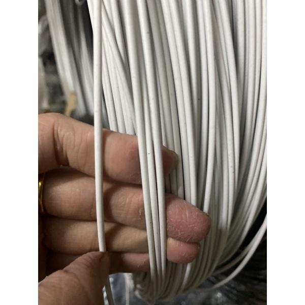 ️ Dây thép 2,5 li bọc nhựa trắng dùng làm dàn phơi, buộc đồ , dẻo ,dai,bền