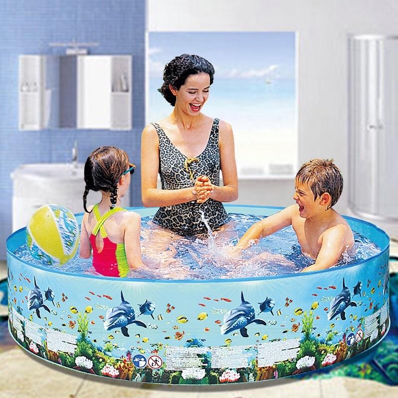 Bể bơi gia đình bằng nhựa cứng lớn nhất dành cho trẻ em ( sẵn hàng)