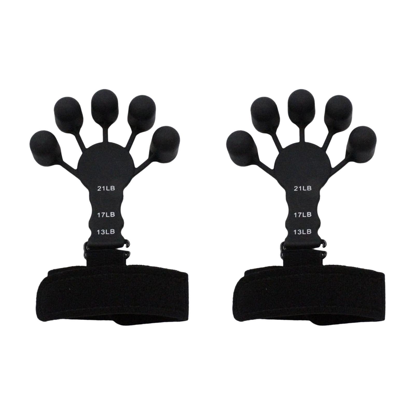 2x Grip Strengthener Grip Device Finger Exercise Stretcher Hand Grip Hand Grips Strengthener