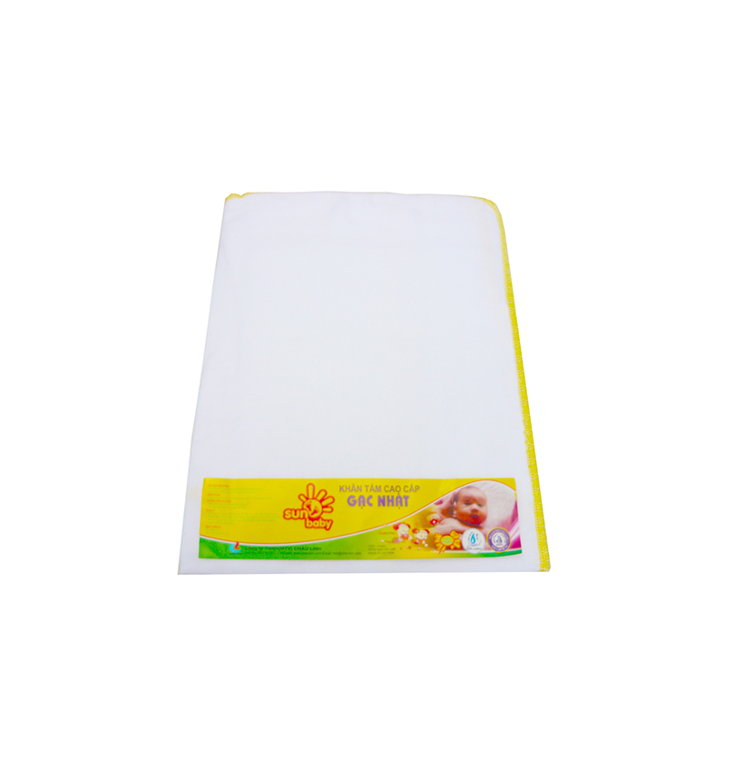 Khăn Tắm 4 lớp Cao Cấp Cho Bé Sơ Sinh 80x85cm_khắn tắm em bé 4 lớp SUNBABY