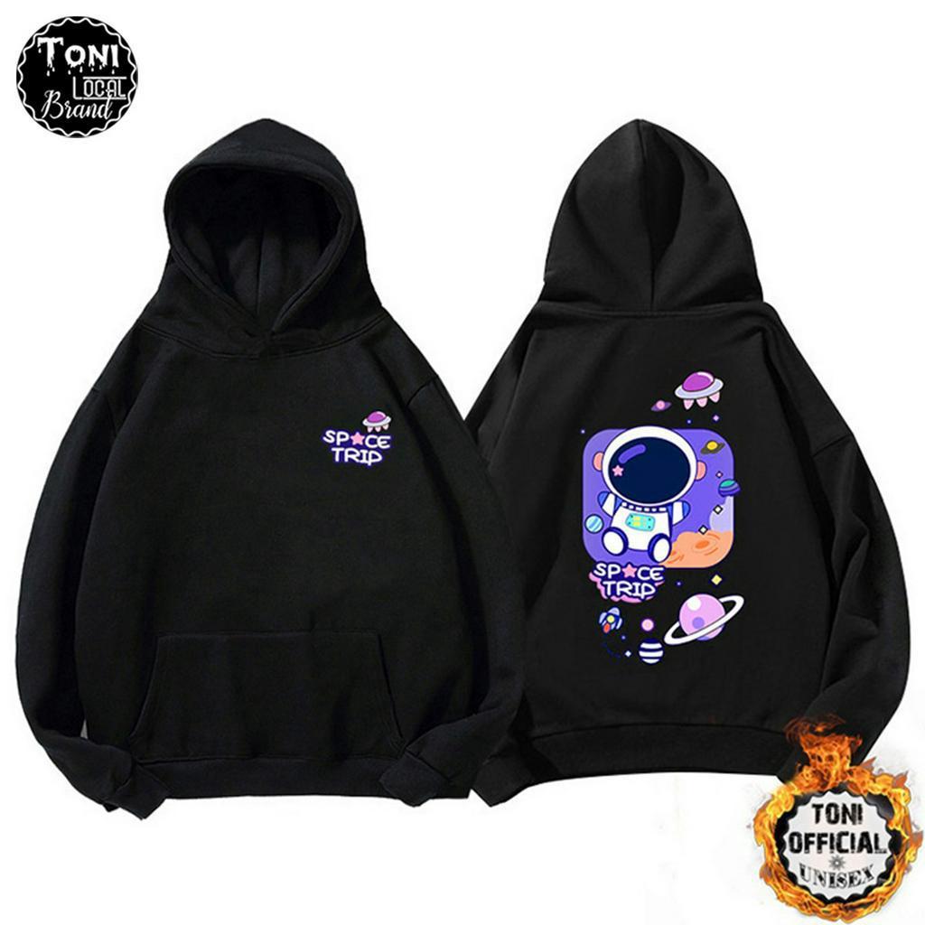 Áo Hoodie Local Brand Space Trip nỉ bông dày form rộng Unisex (HD3040L - Full Box - Kèm Video Ảnh Thật)