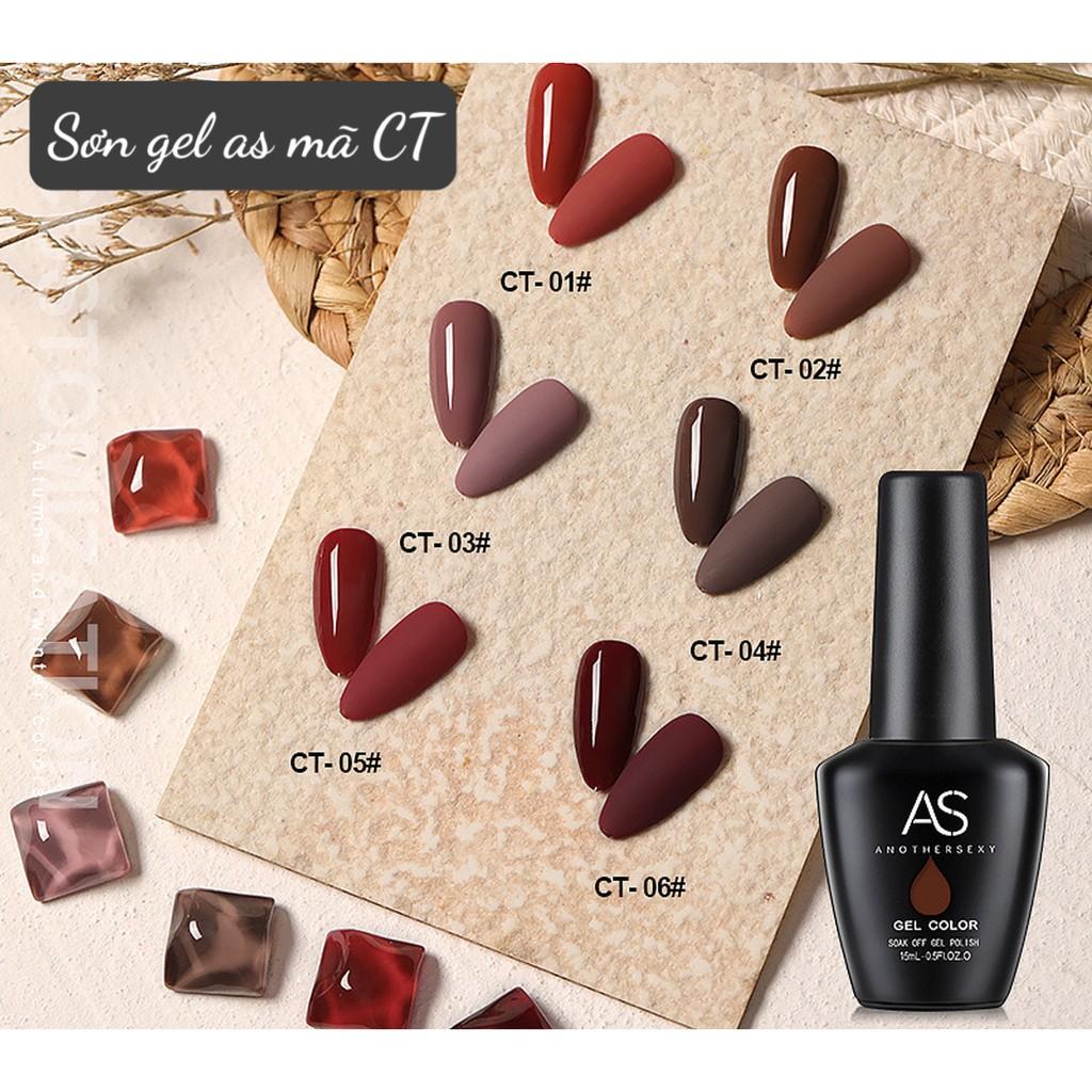 Sơn gel As tone nâu CT