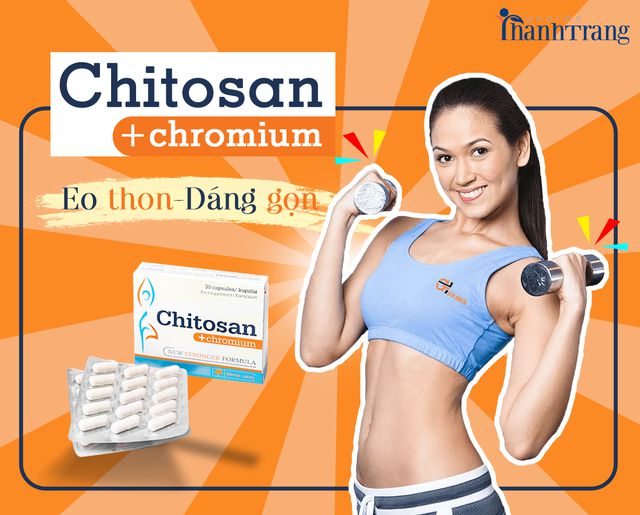 2 hộp Viên uống Chitosan giúp eo thon gọn, hạ mỡ máu, ngăn ngừa các bệnh tim mạch, huyết áp 30 viên