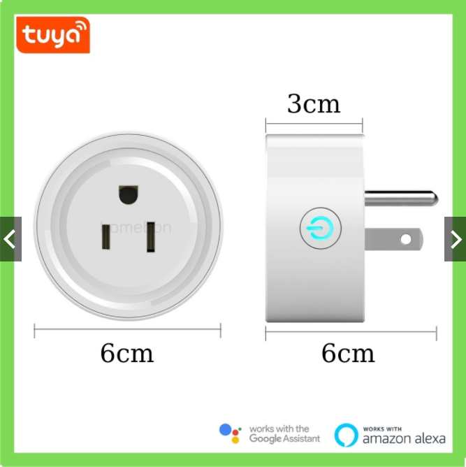 Ổ Cắm Điện Điều Khiển Qua Điện Thoại Thông Minh, App Smart Life, 100V 220V-10A; ổ cắm wifi ap t-u-a-y