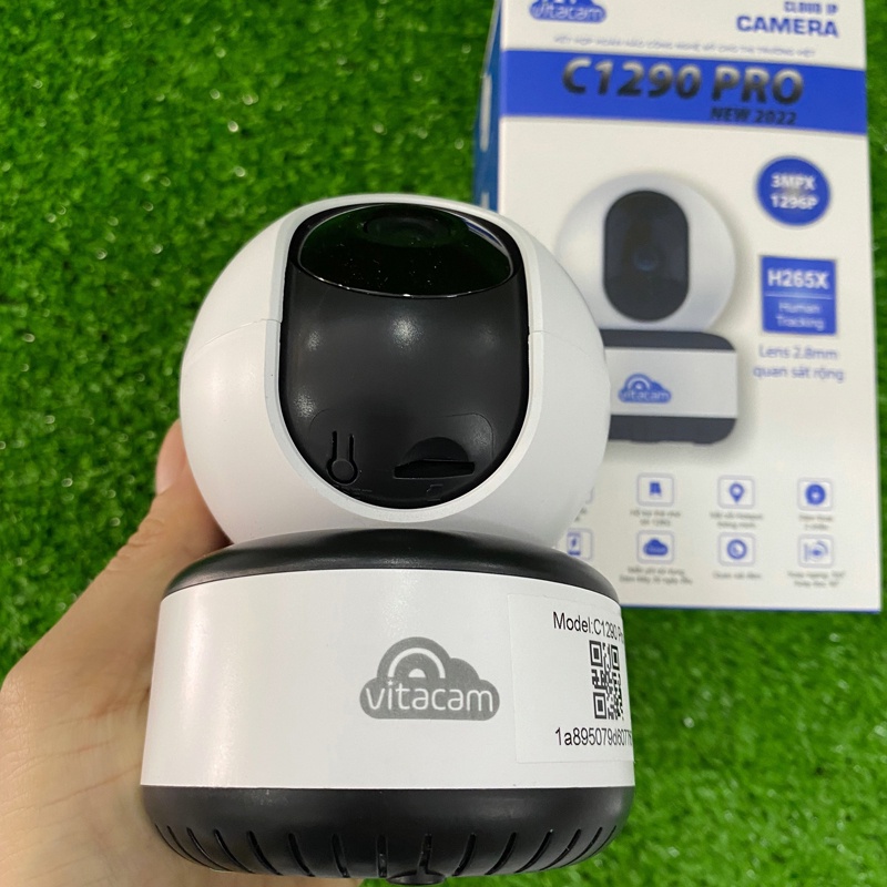 Camera IP Vitacam C1280 3.0 Mpx Ultra HD - Hàng Chính Hãng