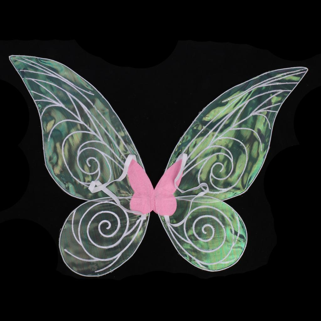 2pcs/Set Kids Color Changing Butterfly Angel Fairy Wing Costume Accessories