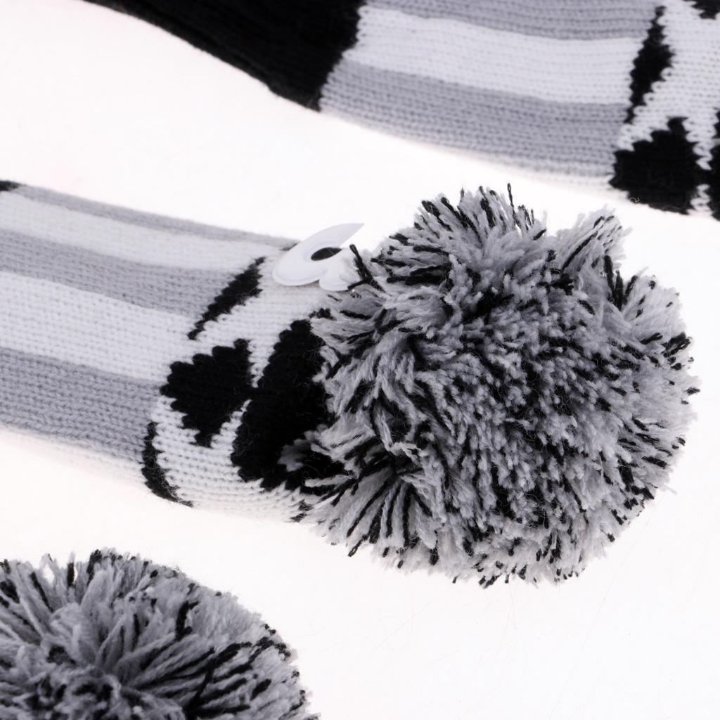 3Pcs Golf Driver  Head Cover Long Neck  Wood Headcovers