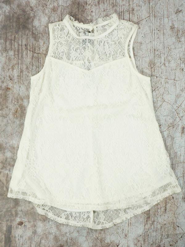 Áo Sơ Mi Ba Lỗ Nữ BY &amp;amp; BY Laces Tanktop- SIZE S