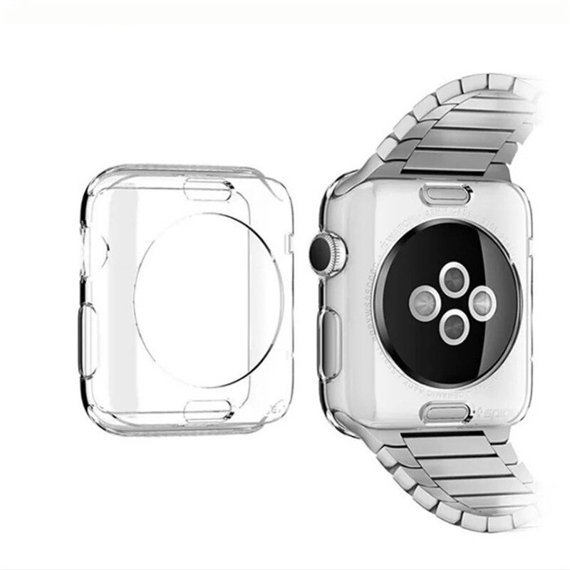 Case ốp bảo vệ silicon dẻo cho Apple Watch 40mm (chống va đập trầy xước, chống bụi, bảo vệ viền) - Hàng nhập khẩu