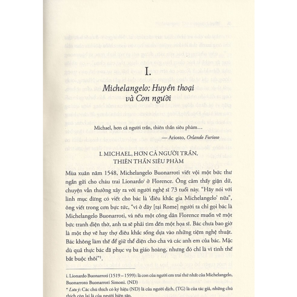Sách Michelangelo- Sáu Kiệt Tác Cuộc Đời