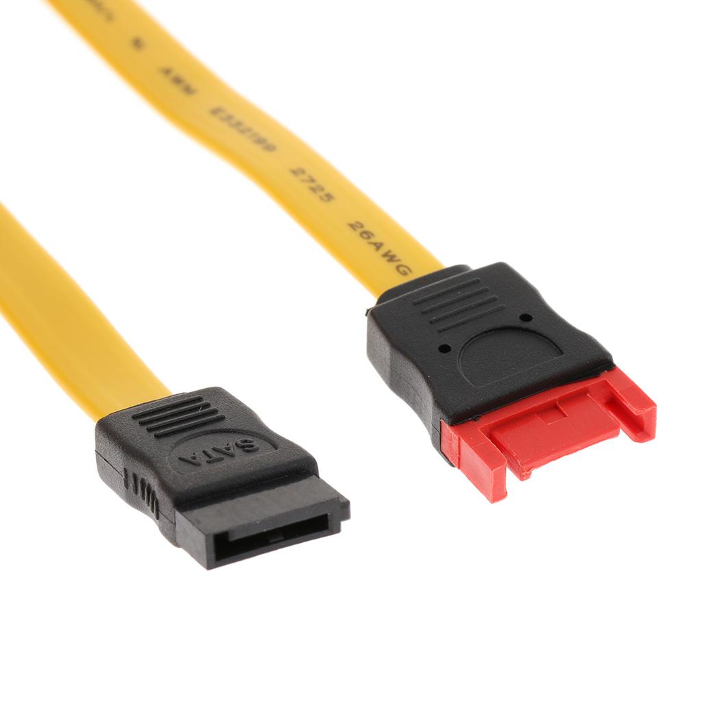 4xSATA III Data Cable SATA III 7Pin Male to 7Pin Female Extension Cable Red