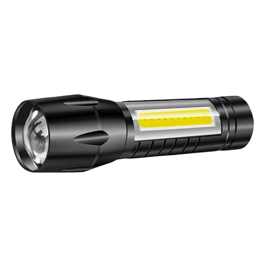 Rechargeable COB LED Slim Work Light Bright Flashlight Camping Outdoor Mini Lamp