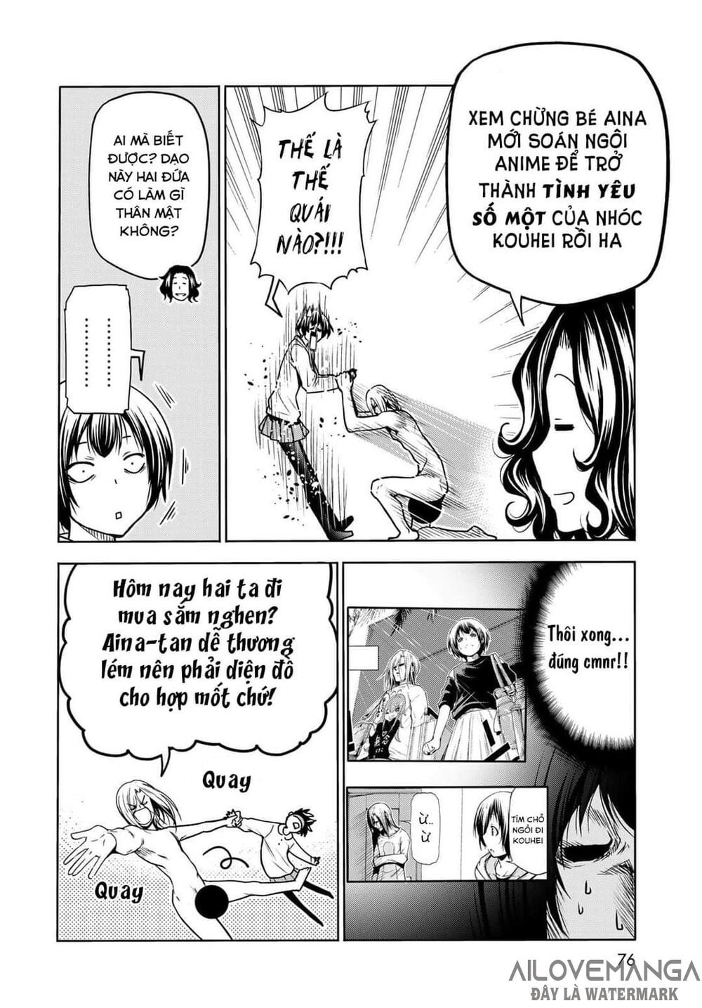 cô gái thích lặn - grand blue chapter 73.2 16