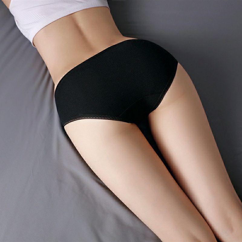 Quần lót cotton kháng khuẩn cạp cao phối lưới xuất Nhật cực đẹp